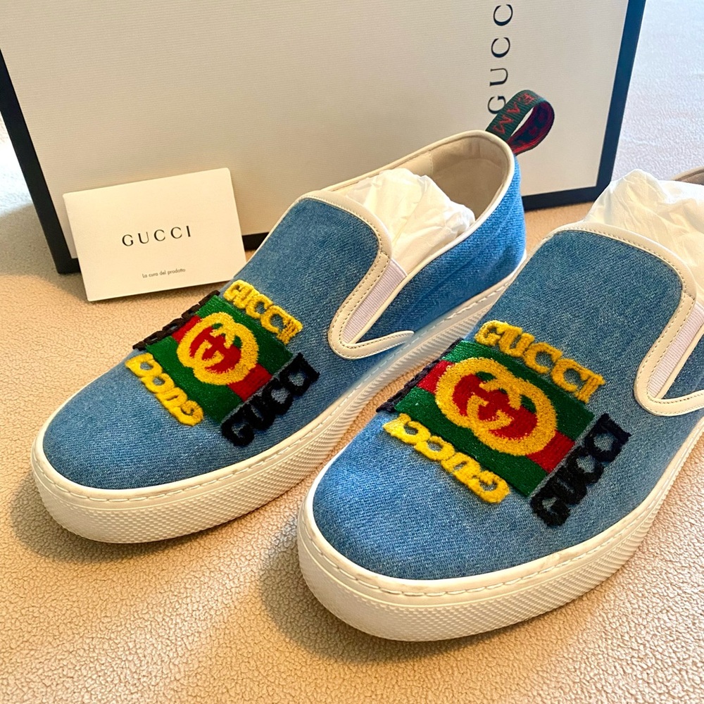 Gucci Kura Denim Shoes